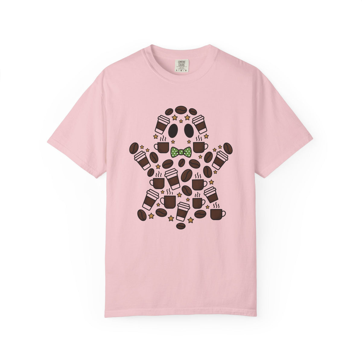 Ghost Coffee Shirt Halloween Coffee Unisex Gift Cartoon Tee Coffee T-Shirt