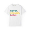 Strong Lettering Shirt Boba Cuisine Gift Women Contemporary Tee Typography T-Shirt Bubble Tea Fan Minimalist Tshirt Food Graphic Simple