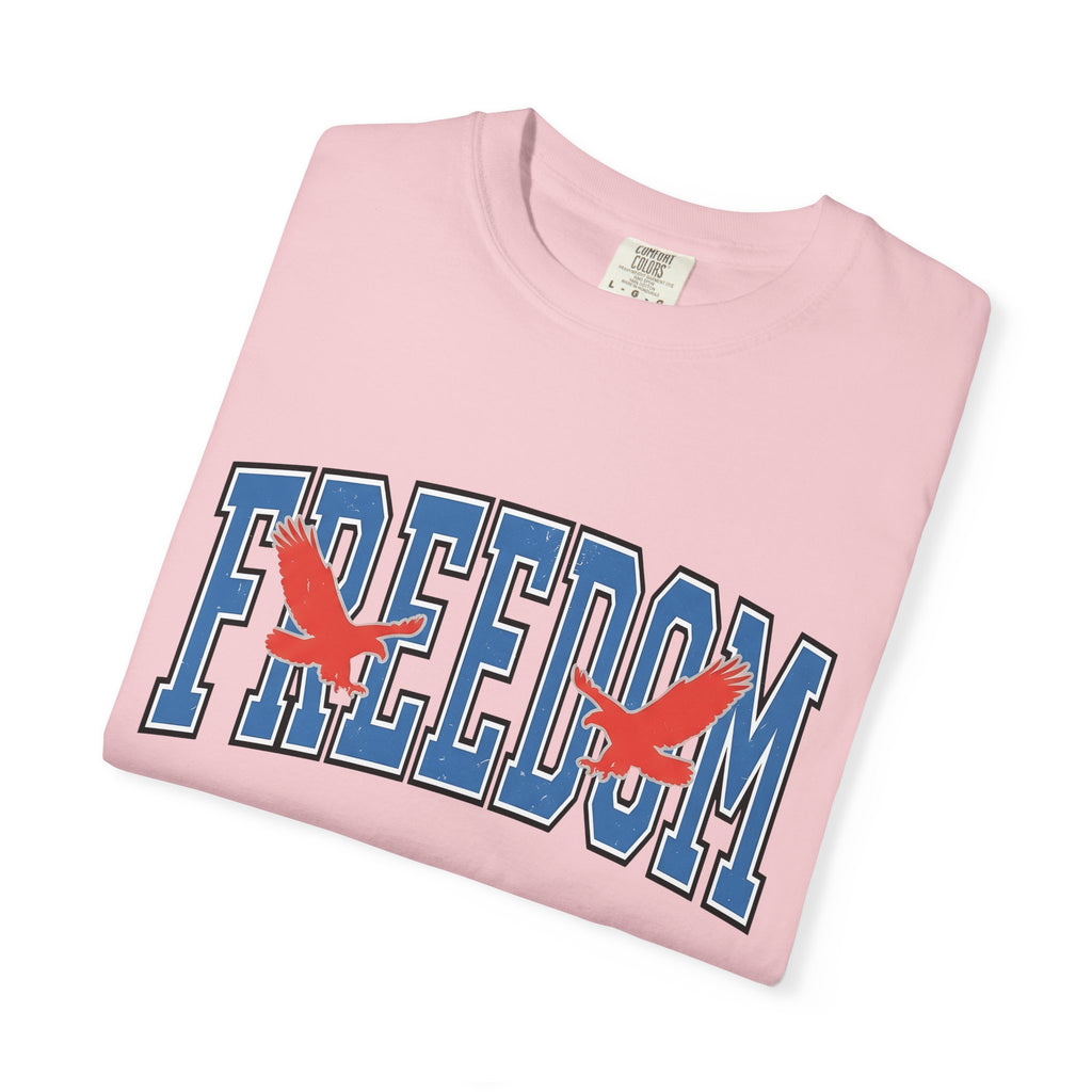 Eagle Print Shirt America Independence Gift Women Impactful Tee Bald Eagle T-Shirt Patriot Fan Vintage Tshirt Freedom Graphic Distressed