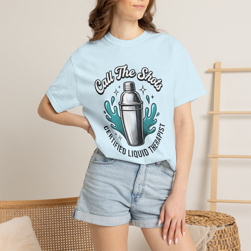 Drink Shaker Shirt Funny Mixology Gift Women Graphic Tee Cocktail Shaker T-Shirt Humor Fan Typography Tshirt Bartending Graphic Design
