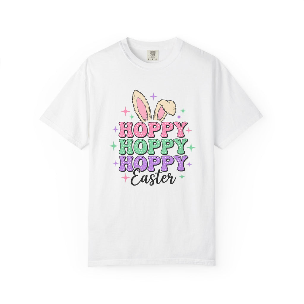 Bunny Ears Shirt Easter Animal Gift Women Pastel Tee Rabbit Ears T-Shirt Easter Fan Soft Tshirt Creature Graphic Playful Stars Tshirt