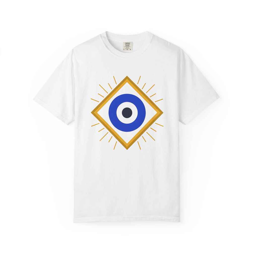 Evil Eye Shirt Boho Chic New Age Gift Women Contemporary Tee Nazar T-Shirt Hippie Fan Abstract Tshirt Spiritual Graphic Pattern Flare Tshirt