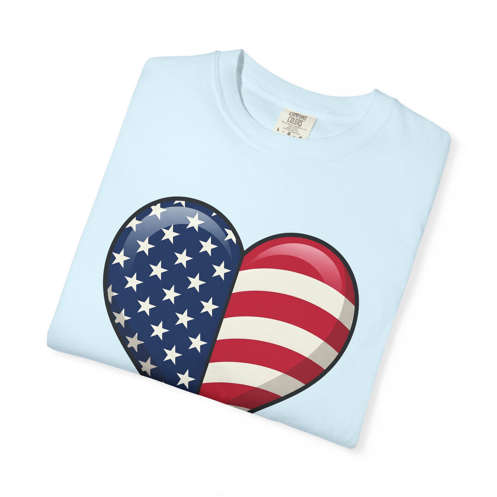 American Heart Shirt 4th Of July Usa Gift Women Graphic Tee Heart T-Shirt Fireworks Fan Patriotic Tshirt American Design Contemporary Star