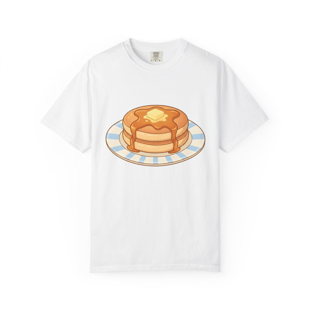 Pancake Pile Shirt Desserts Brunch Gift Women Cute Tee Pancakes T-Shirt Sweets Fan Cute Tshirt Breakfast Graphic Comic Honey Tshirt