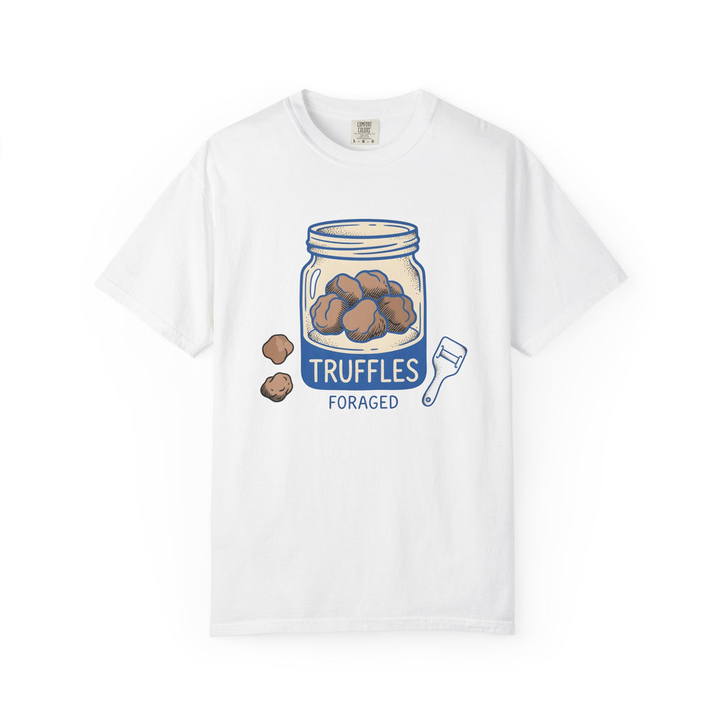 Truffle Bottle Shirt Foraging Gastronomy Gift Women Cartoon Tee Truffle Jar T-Shirt Forager Fan Truffle Illustration Foodie Graphic Classic