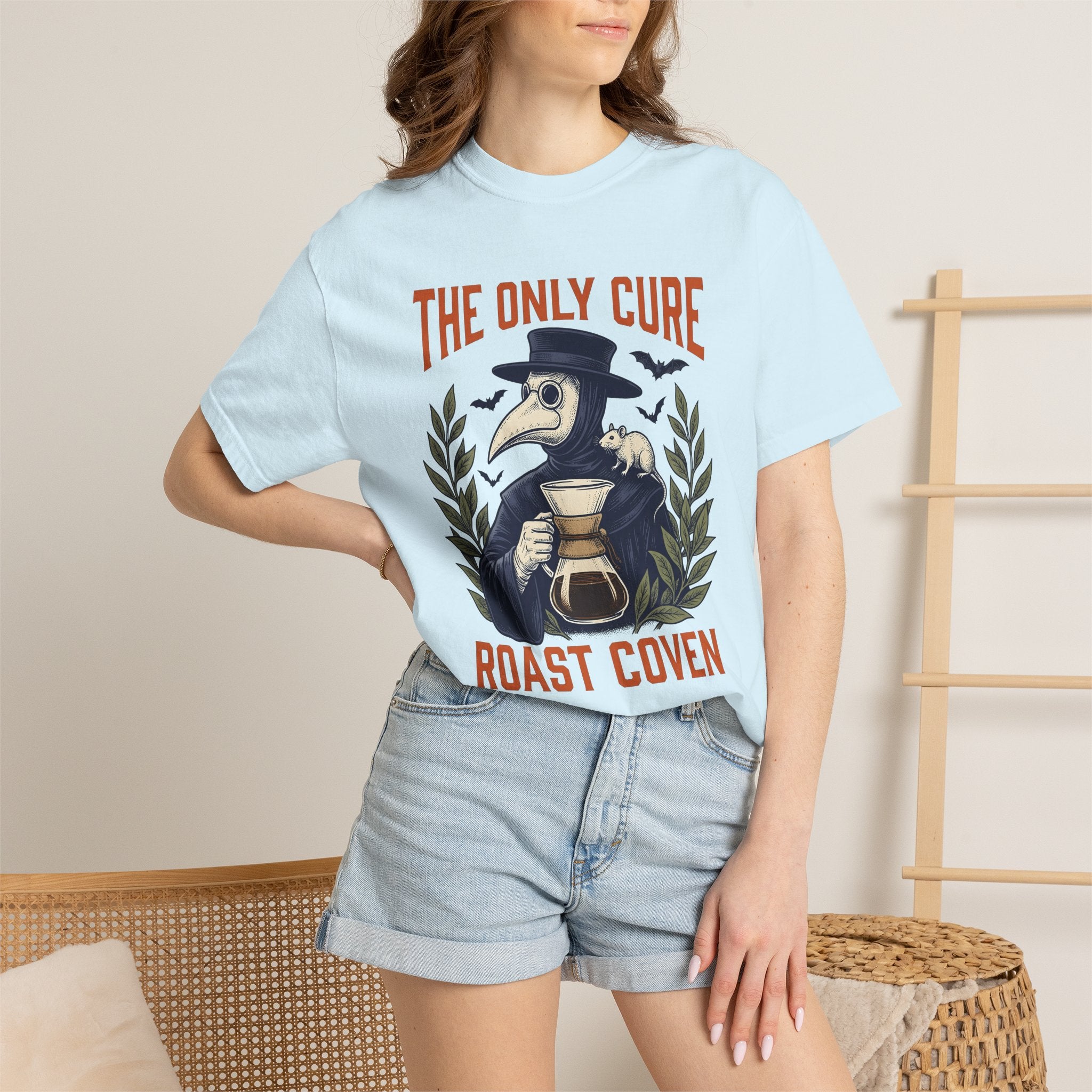 Plague Doctor Mocha Shirt Coffee Occult Gift Women Old School Tee Plague Doctor T-Shirt Coffee Fan Vintage Tshirt Mystic Graphic Pencil Bat