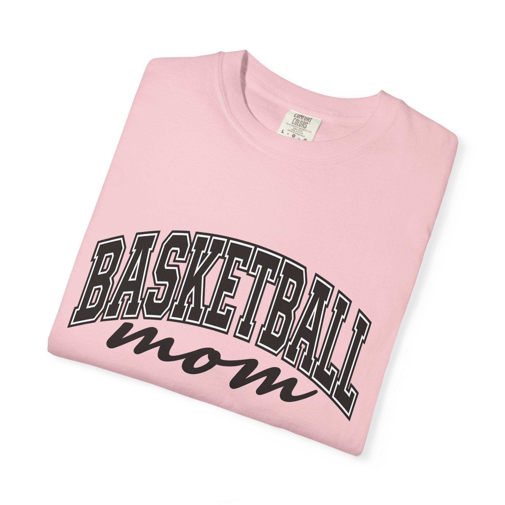 Sporty Mom Shirt Moms Basketball Gear Gift Women Powerful Tee Fitness Mom T-Shirt Mom Enthusiast Bold Tshirt Court Graphic Classic Team Font