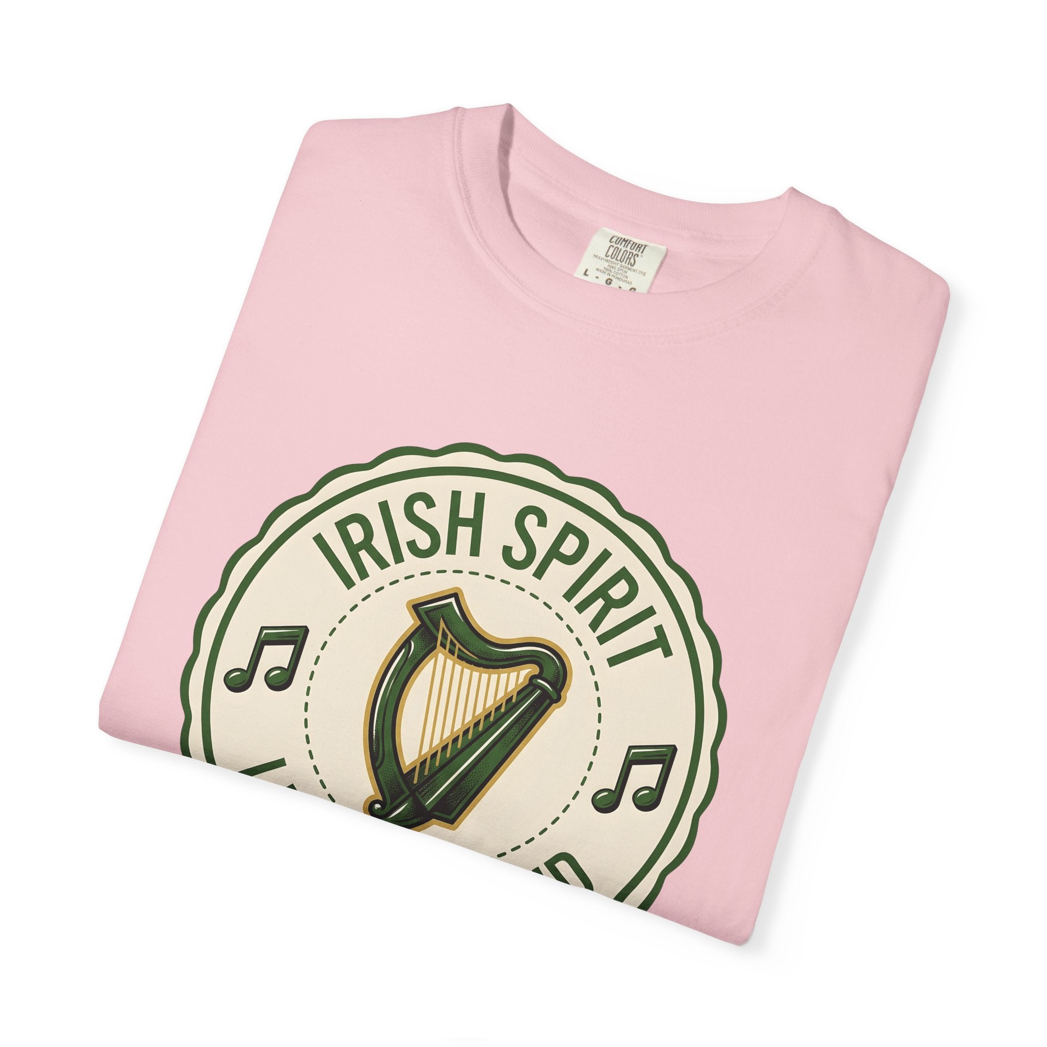 Irish Lyre Shirt St Patrick's Day Culture Gift Women Antique Tee Harp T-Shirt Heritage Enthusiast Vintage Tshirt Traditional Graphic