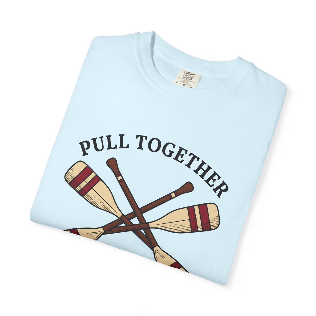 Crossed Oars Shirt Sports Rowing Gift Women Hand Drawn Tee Oars T-Shirt Athlete Fan Sculling Graphic Vintage Stripes Tshirt