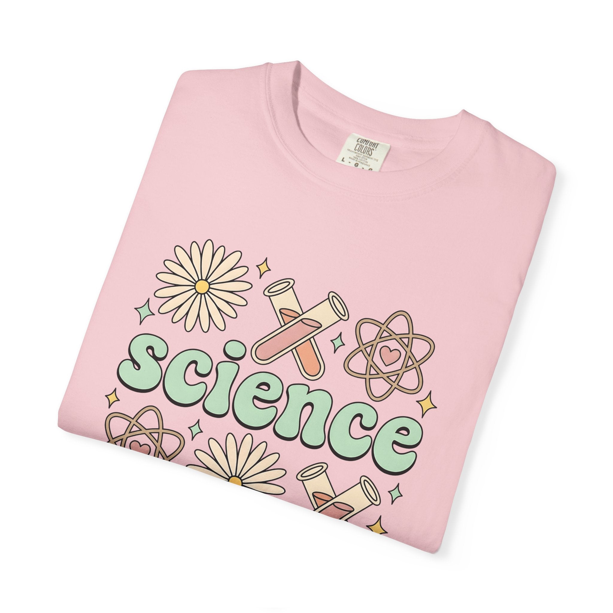 Science Drawing Shirt Teachers School Gift Women Cartoon Tee Scientific Illustration T-Shirt Educator Enthusiast Comic Tshirt Classroom