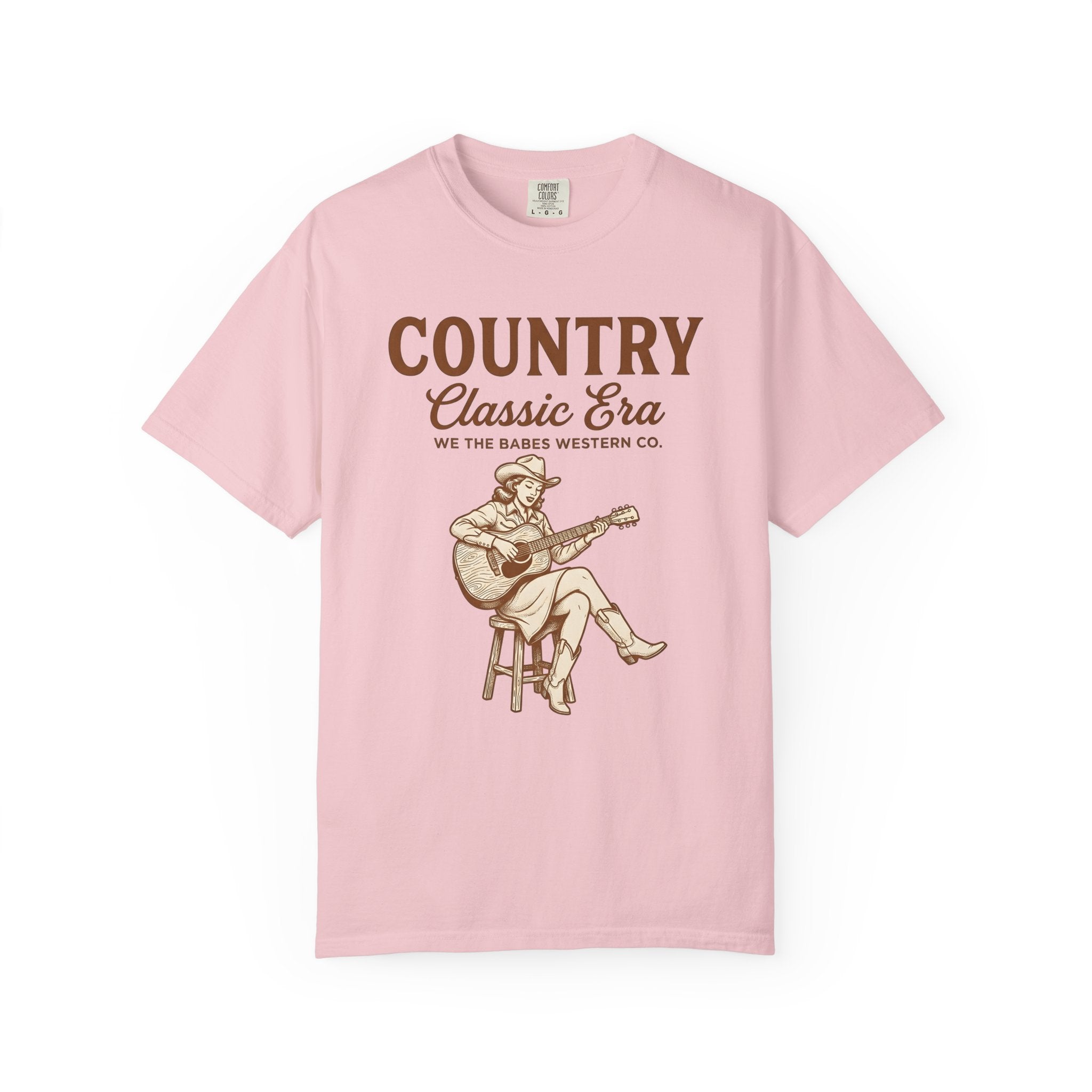 Cowgirl Guitar Shirt Cowgirl Western Gift Women Vintage Tee Guitar T-Shirt Cowgirl Fan Rustic Graphic Retro Cowboy Hat Tshirt