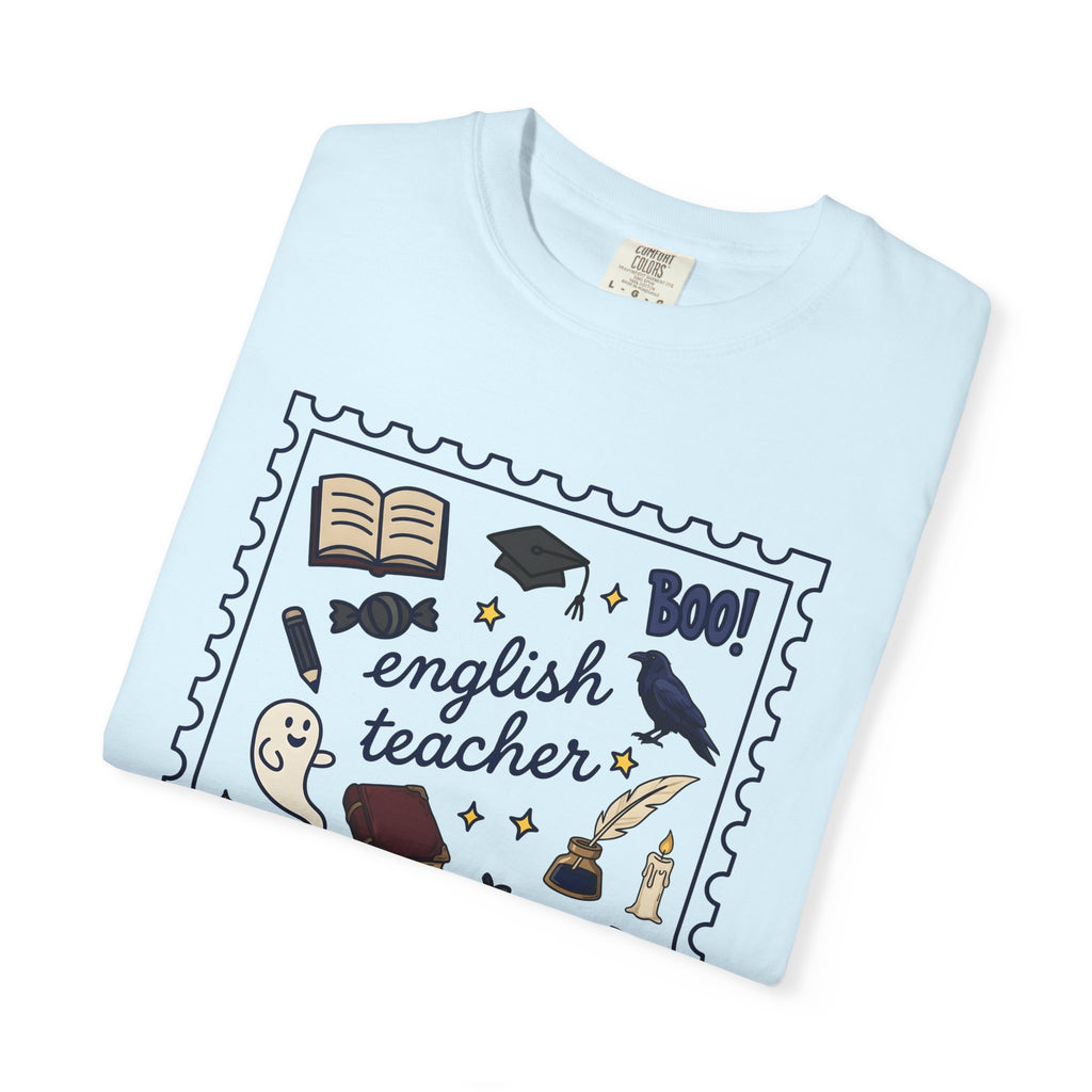 Halloween Educator Shirt Teacher Holiday Gift Women Sketch Tee Halloween Teacher T-Shirt Educator Enthusiast Halloween Tshirt Holiday