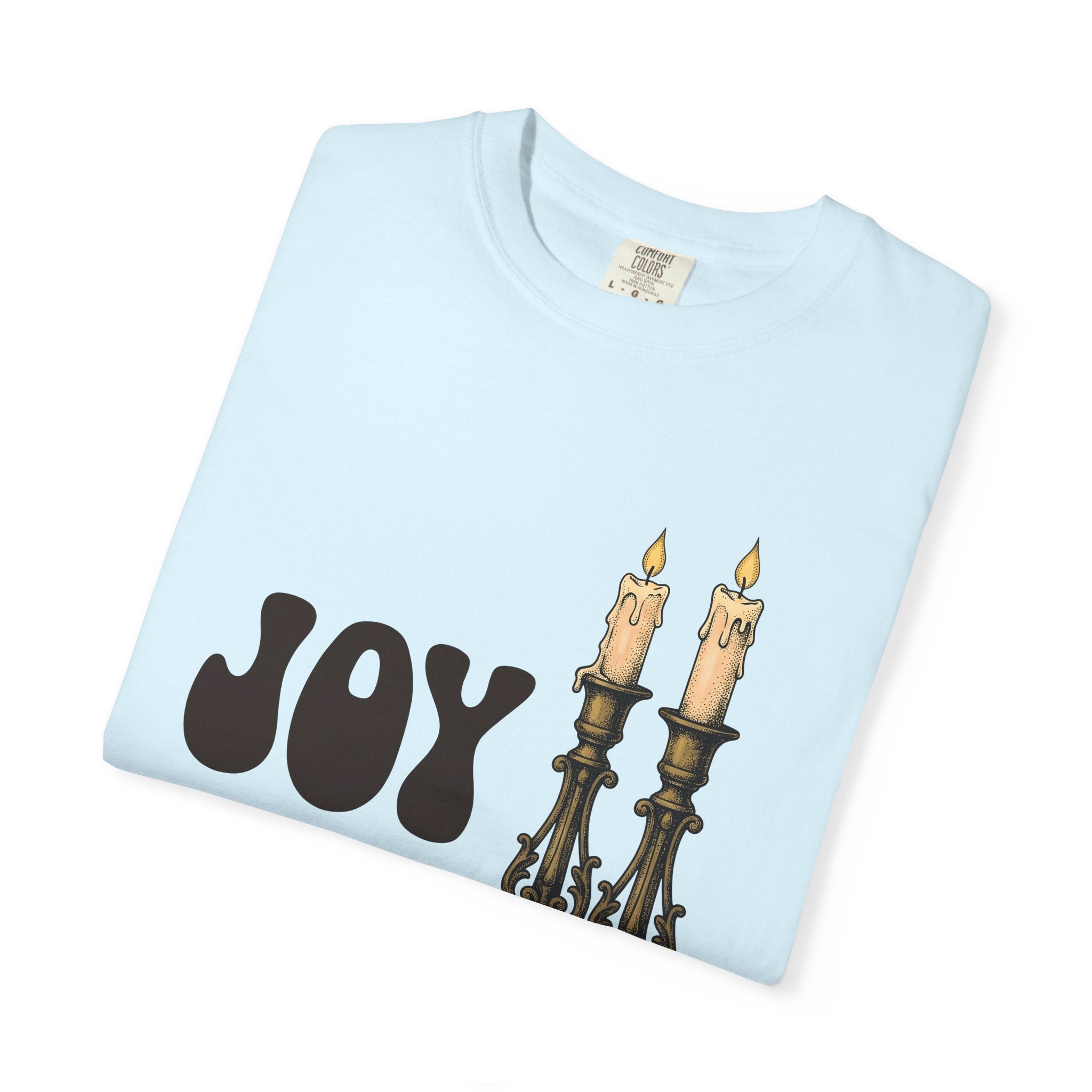 Vintage Candle Holders Shirt Holiday Christmas Gift Women Hand Drawn Tee Candelabras T-Shirt Christmas Fan Illustrated Graphic Retro Holly