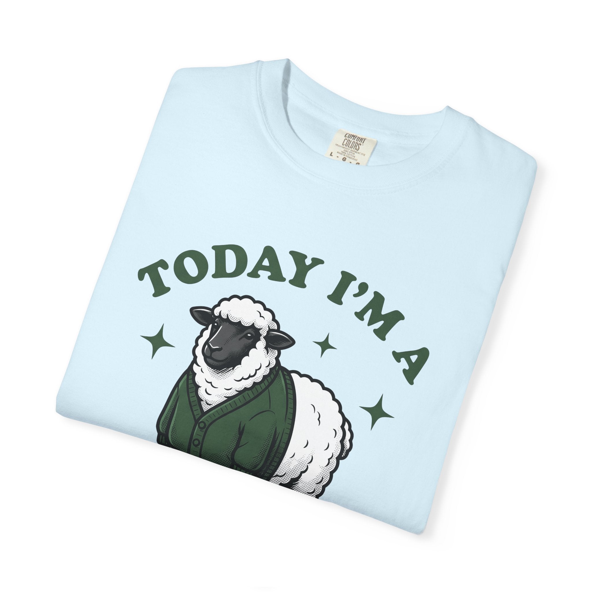 Sheep Sweater Shirt Funny Animal Gift Women Cartoon Tee Lamb T-Shirt Humor Fan Cartoony Tshirt Creature Graphic Vintage Stars Tshirt