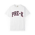 Leopard Varsity Letters Shirt Teachers Education Gift Women Thick Tee Varsity Jacket T-Shirt Educator Enthusiast Bold Tshirt Learning