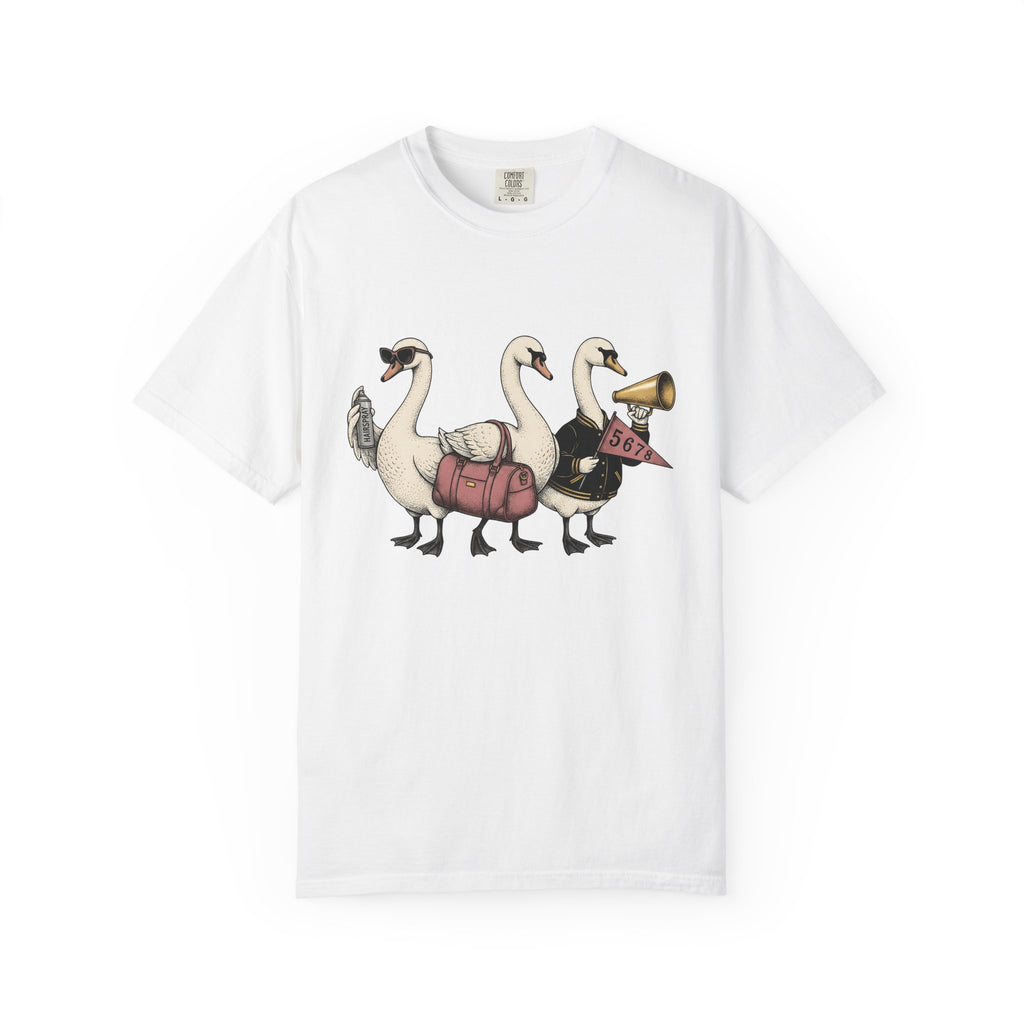 Swan Set Shirt Moms Fauna Gift Women Storybook Tee Cygnus T-Shirt Motherhood Fan Fairy Graphic Tshirt Old School Bag Tshirt