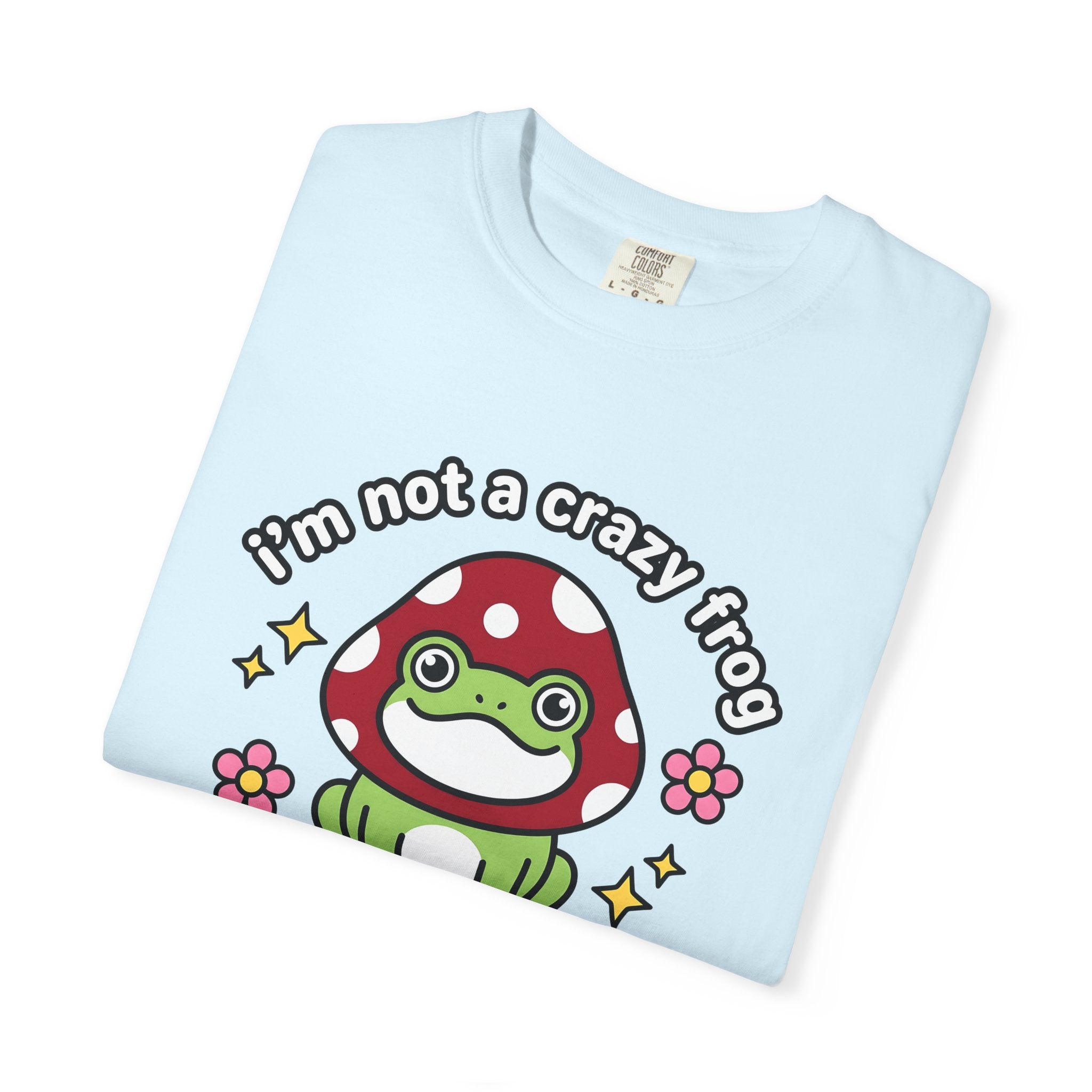 Amphibian Mushroom Shirt Funny Critter Gift Women Playful Tee Fungus T-Shirt Humor Fan Cartoon Tshirt Creature Graphic Illustrated Buds