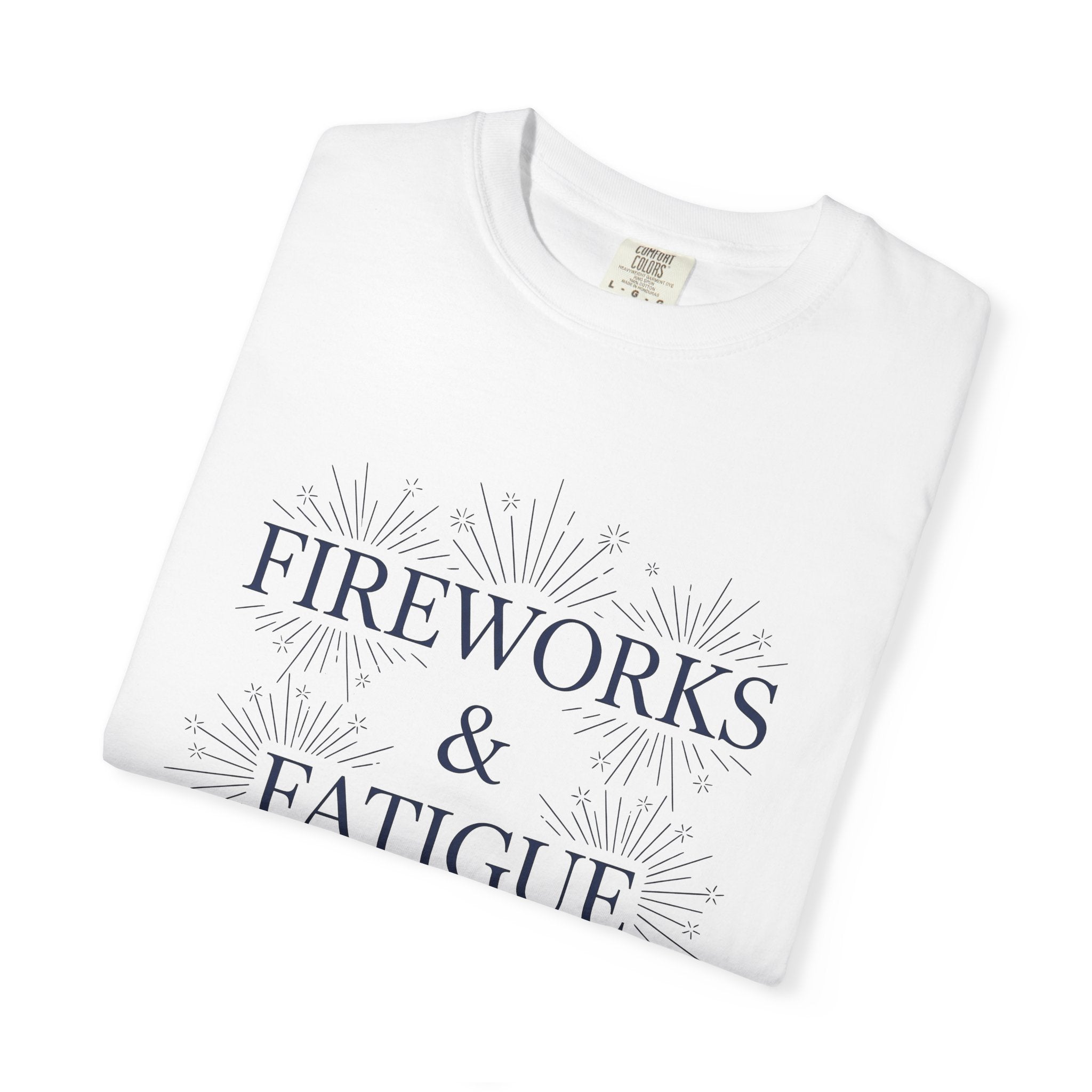 Firework Blast Shirt Holiday Festival Gift Women Basic Tee Pyrotechnic T-Shirt Celebration Fan Simple Tshirt Fair Graphic Old School