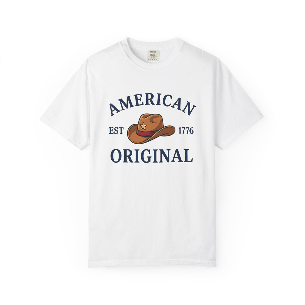Cowboy Hat Shirt America Western Gift Women Vintage Tee Stetson T-Shirt Patriot Fan Cowboy Tshirt Rodeo Graphic Retro Star Tshirt
