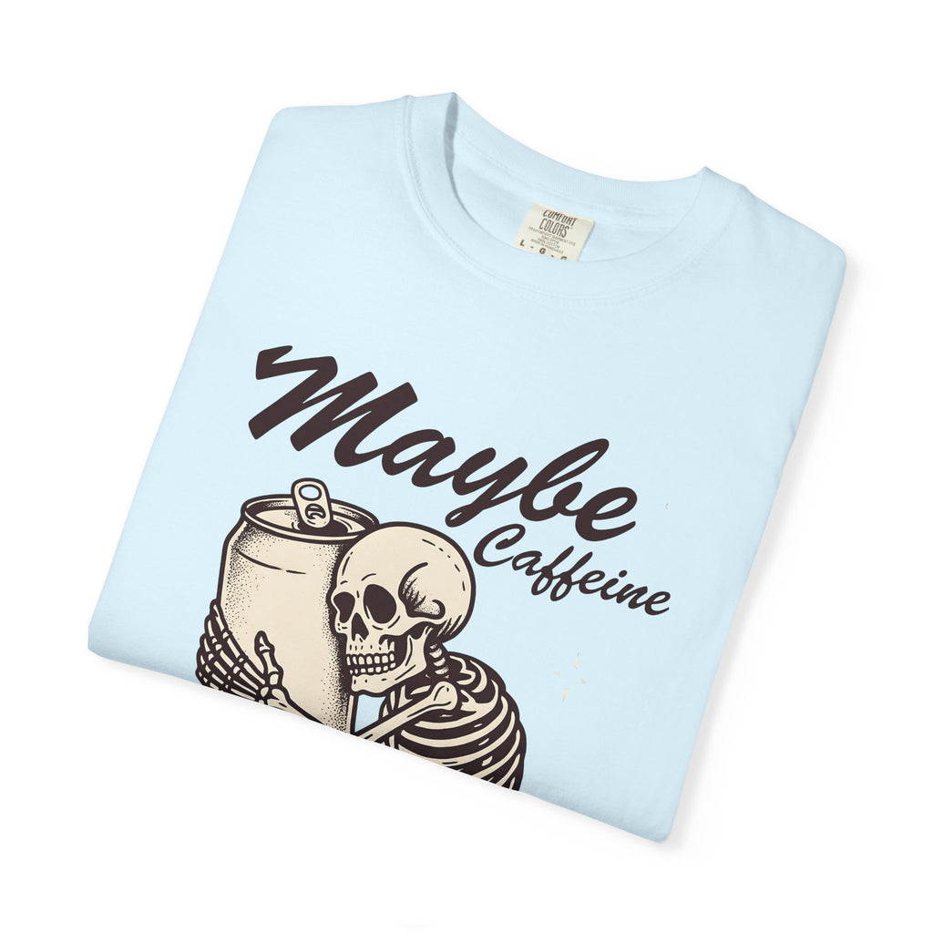 Skeleton Drink Can Shirt Funny Latte Gift Women Classic Tee Beer Can T-Shirt Humor Fan Vintage Tshirt Coffee Graphic Doodle Stars Tshirt
