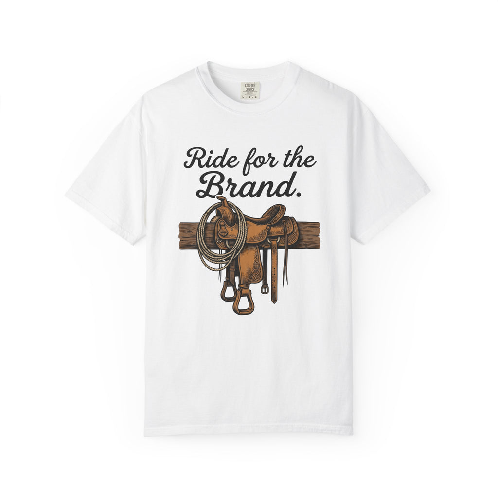 Leather Saddle Shirt Cowgirl Livestock Gift Women Distressed Tee Saddle T-Shirt Rodeo Fan Vintage Tshirt Livestock Graphic Doodle Noose