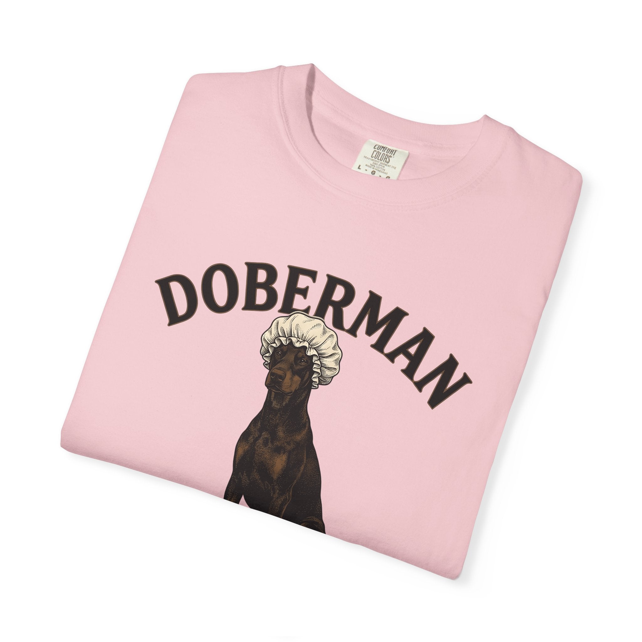 Doberman Hound Shirt Coffee Puppy Gift Women Cartoon Tee Dobermann T-Shirt Coffee Fan Comic Tshirt Puppy Graphic Minimalist Espresso Cup