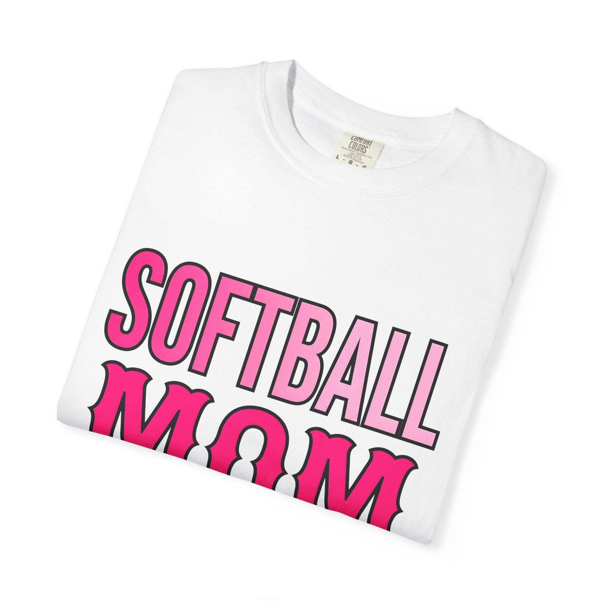 Athletic Mom Shirt Moms Baseball Gift Women Solid Tee Fitness Mom T-Shirt Mom Enthusiast Bold Tshirt Softball Graphic Vintage Pink Font