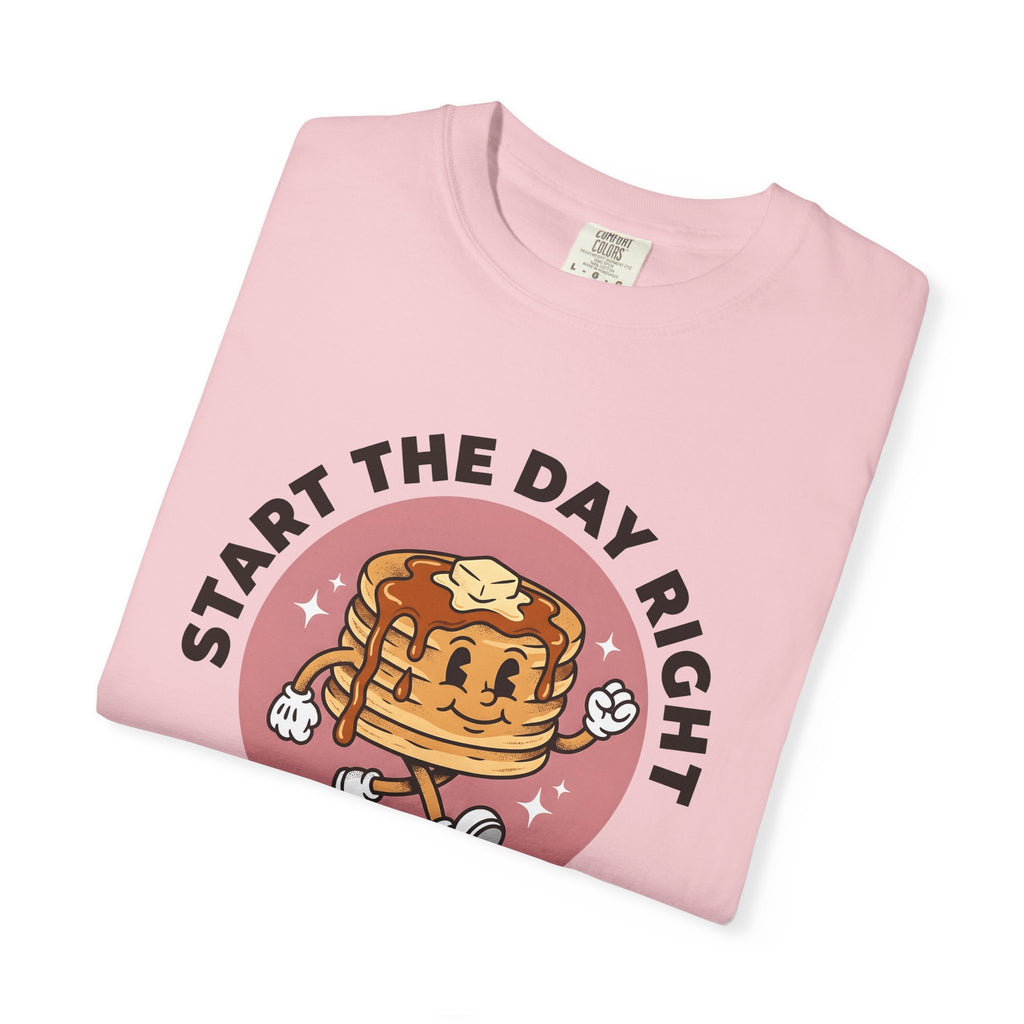 Pancake Tower Shirt Desserts Brunch Gift Women Comic Tee Stack T-Shirt Sweets Fan Cartoon Tshirt Breakfast Graphic Vintage Honey Tshirt
