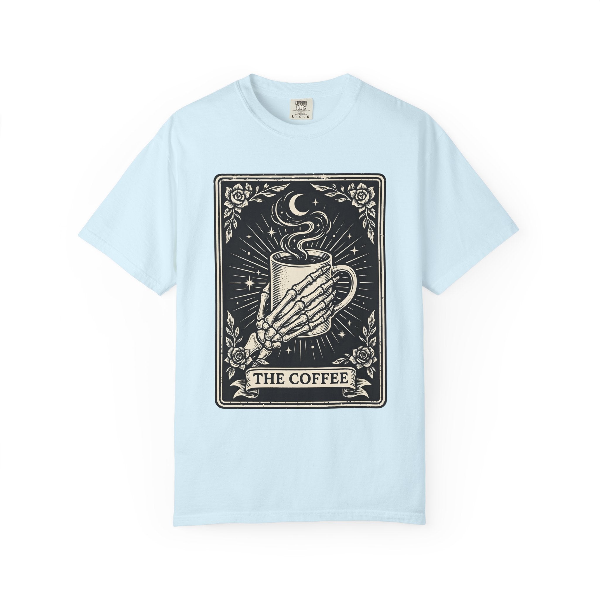 Bone Hand Coffee Cup Shirt Boho Chic Java Gift Women Mysterious Tee Coffee Mug T-Shirt Bohemian Fan Coffee Cup Tshirt Caffee Graphic Classic