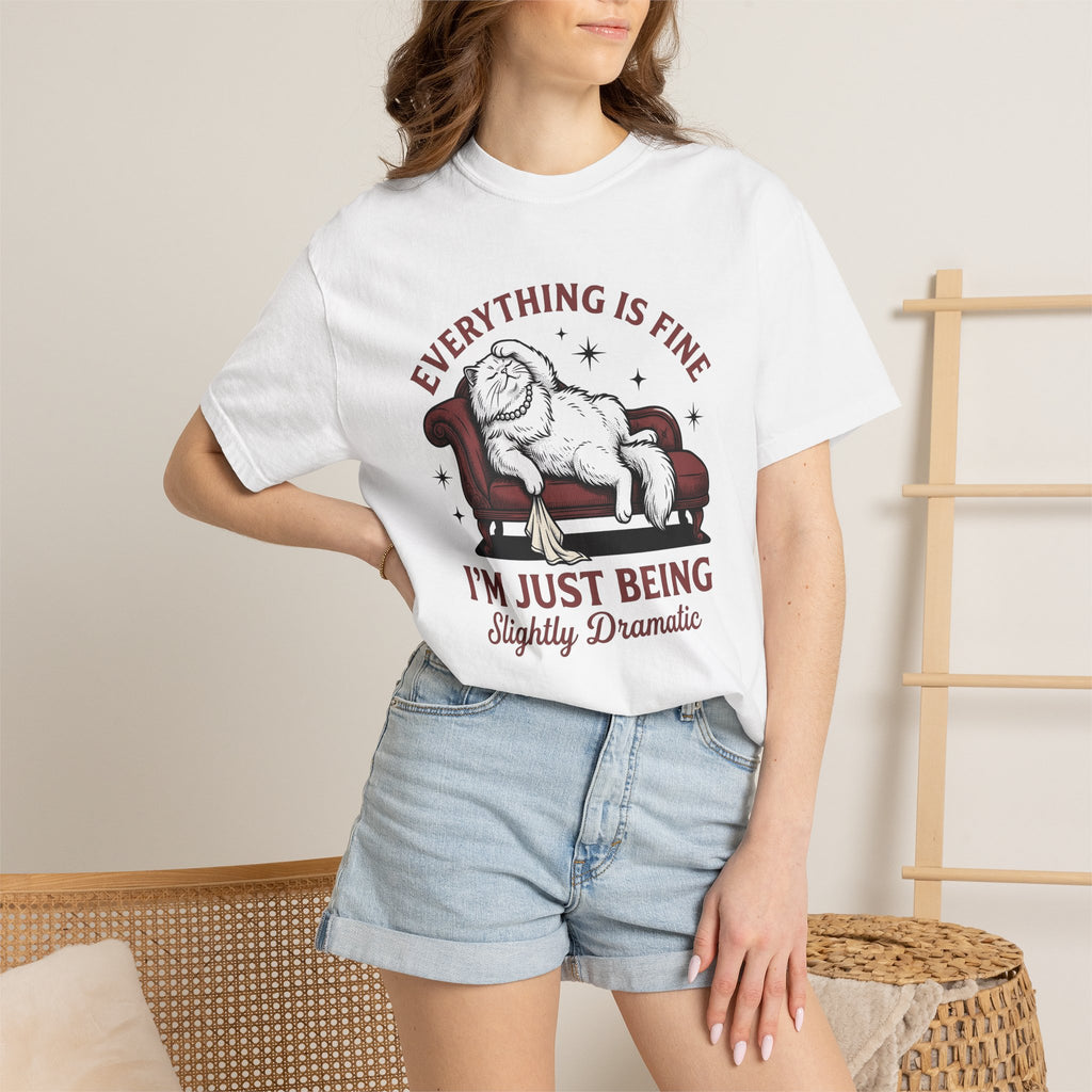 Plush Feline Seat Shirt Cat Satire Gift Women Heritage Tee Cat Cushion T-Shirt Cat Fan Vintage Tshirt Parody Graphic Old-Fashioned Glimmers