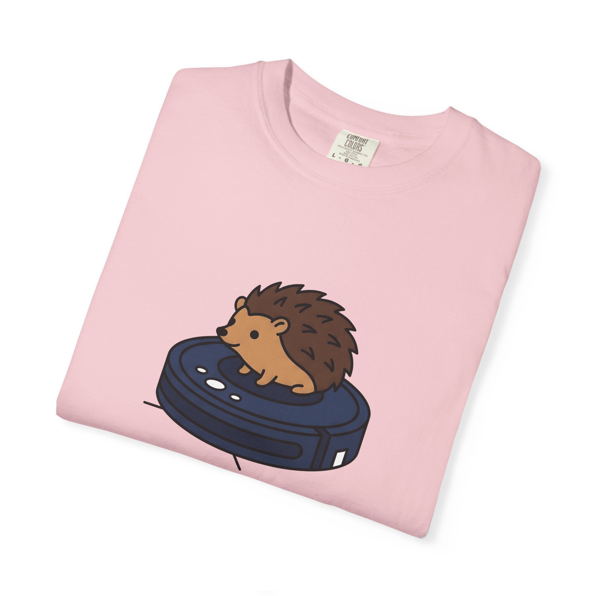 Robotic Hedgehog Shirt Nurses Fauna Gift Women Kawaii Tee Hedgehog T-Shirt Nurse Enthusiast Cute Tshirt Wildlife Graphic Clean Wildlife