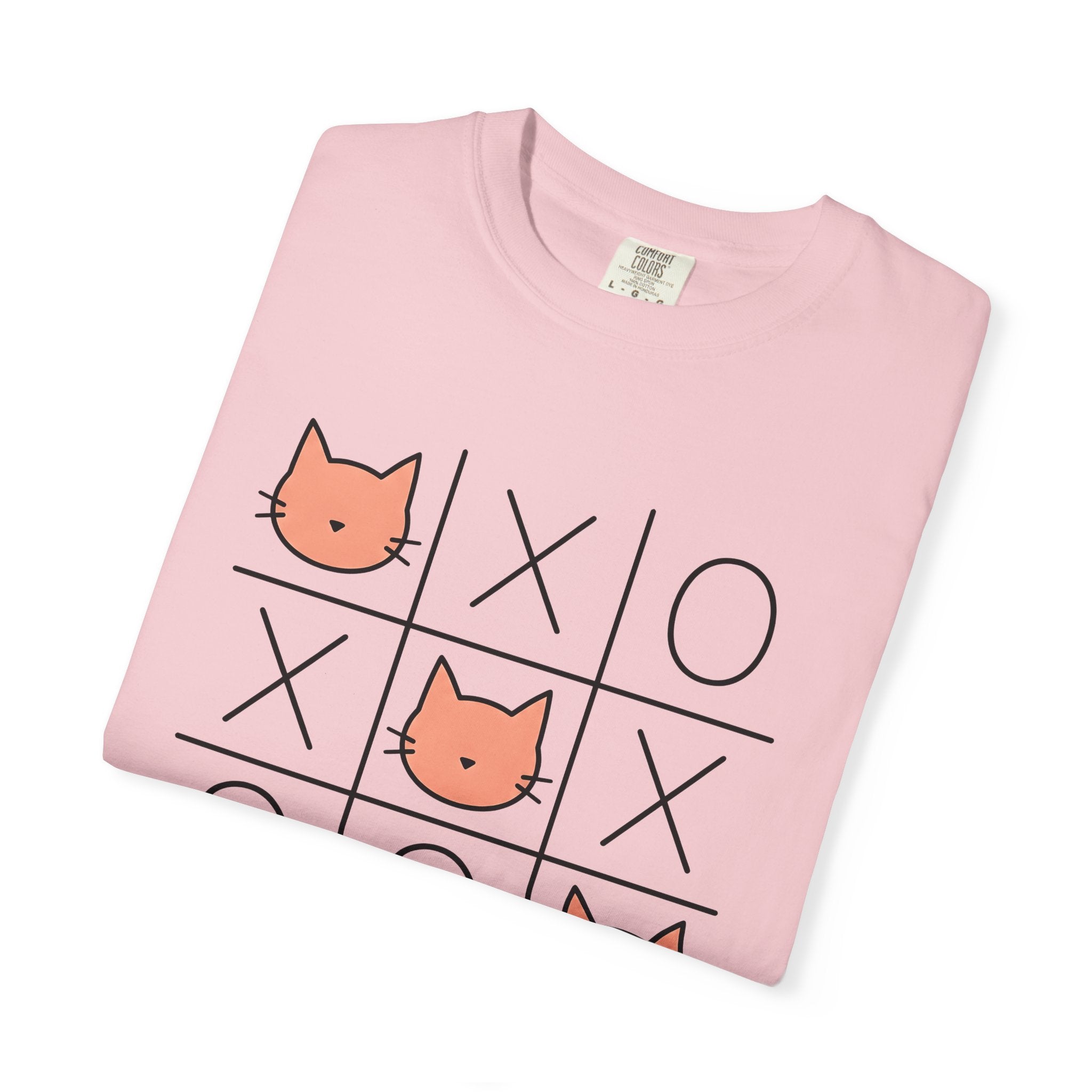 Feline Face Drawing Shirt St Valentines Day Wildlife Gift Women Clean Tee Cat T-Shirt Valentine Fan Simple Tshirt Animal Graphic Playful X O