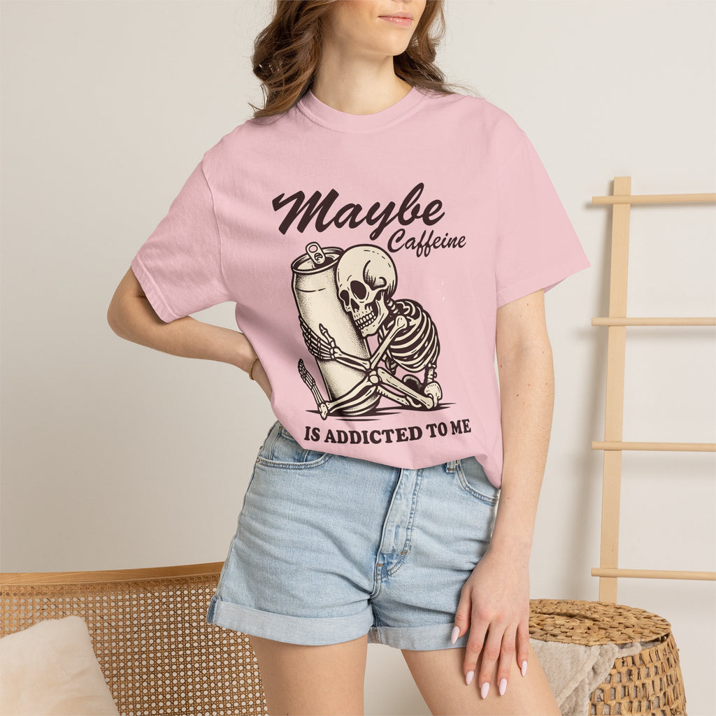 Skeleton Drink Can Shirt Funny Latte Gift Women Classic Tee Beer Can T-Shirt Humor Fan Vintage Tshirt Coffee Graphic Doodle Stars Tshirt