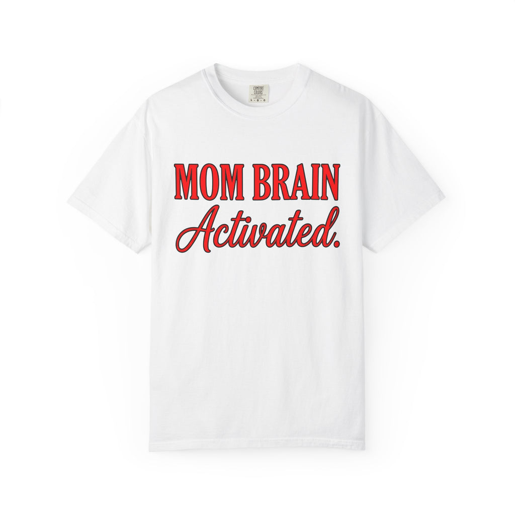Bold Script Text Shirt Moms Parenting Gift Women Funny Tee Calligraphy T-Shirt Motherhood Fan Humorous Tshirt Parenting Graphic Retro