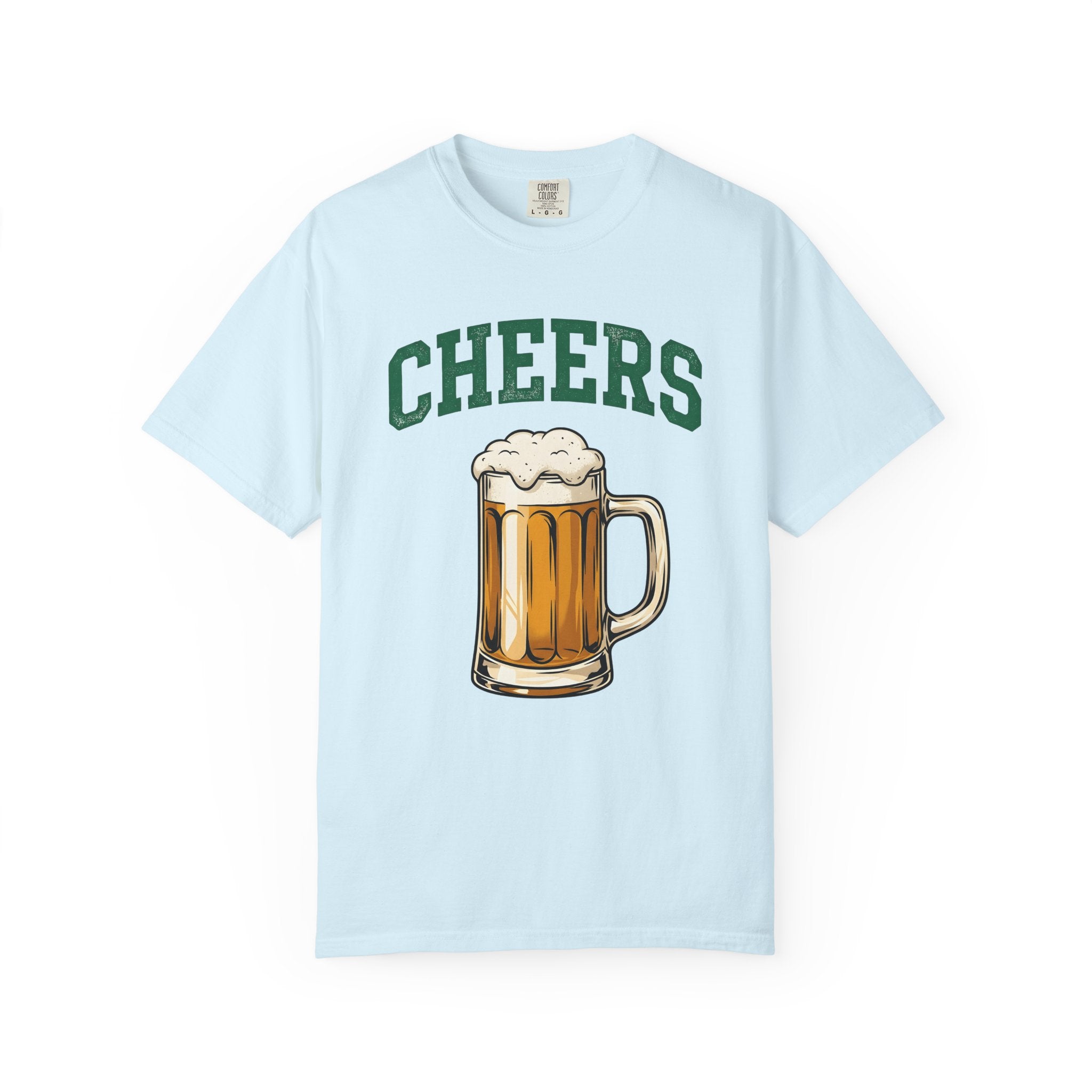Beer Glass Shirt St Patrick's Day Alcohol Gift Women Retro Tee Pint Glass T-Shirt Beer Fan Vintage Tshirt Boozy Graphic Sketch Beer Head