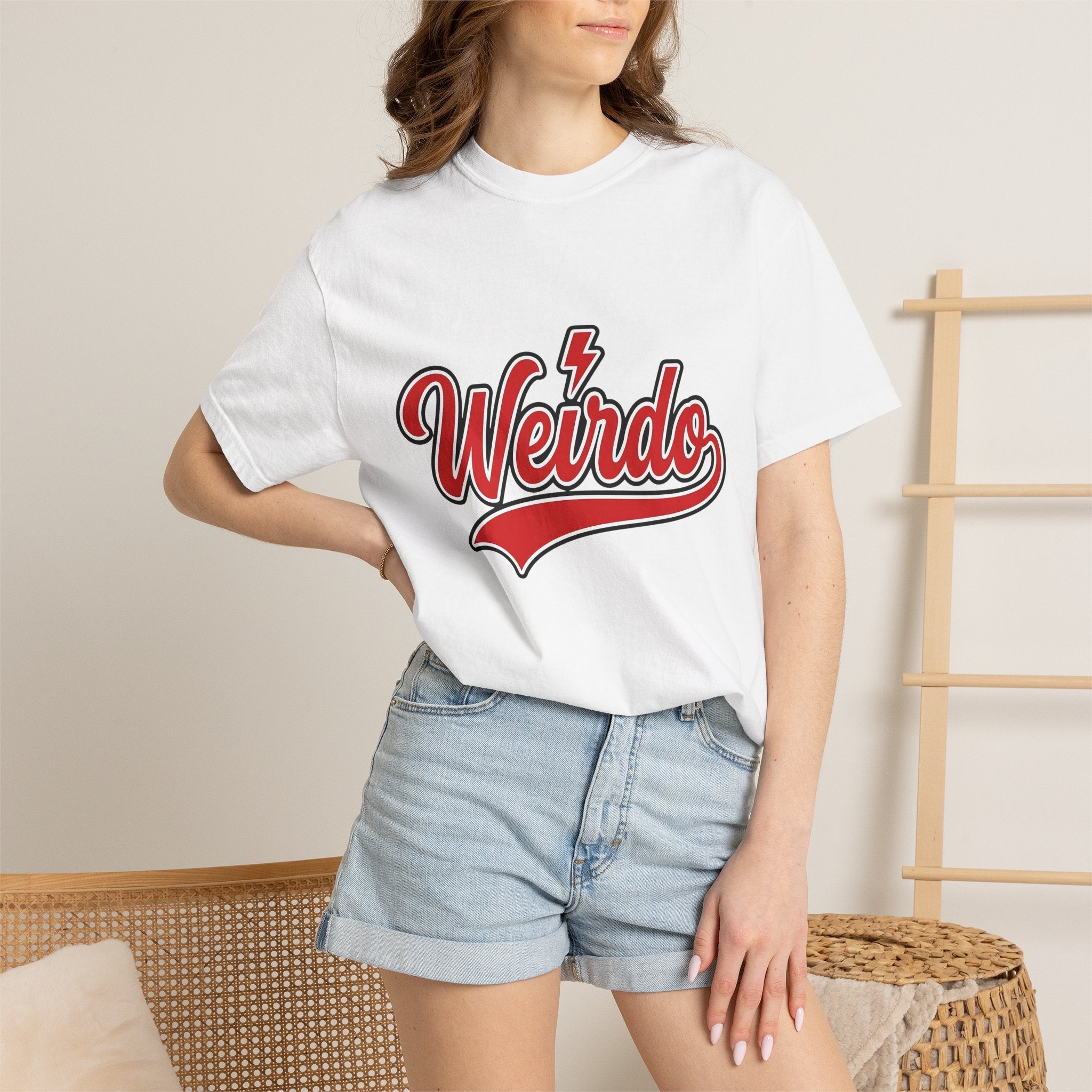 Retro Text Design Shirt Valentine Jokes Gift Women Bold Tee Typography T-Shirt Cupid Fan Typographic Tshirt Pun Graphic Vintage Thunderbolt