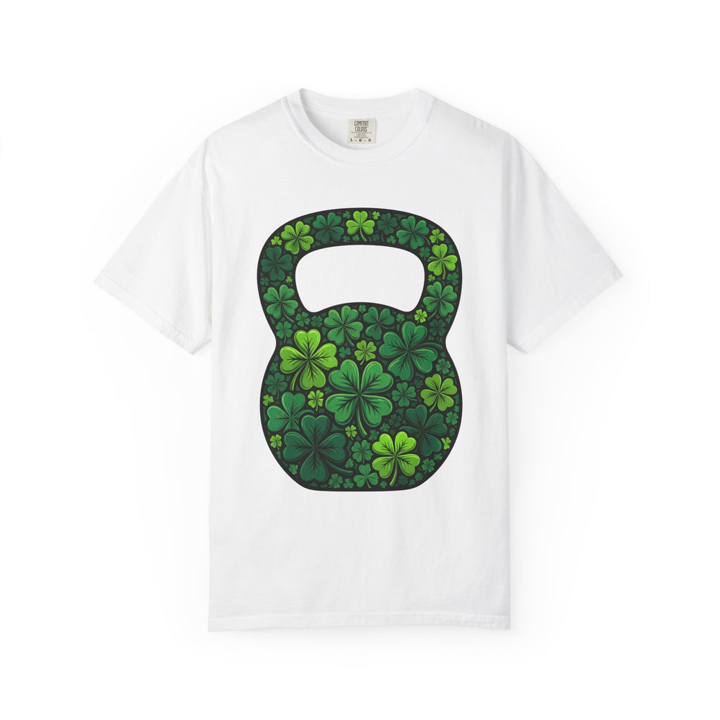 Luck Dumbbell Shirt St Patrick's Day Exercise Gift Women Retro Tee Dumbbell t-shirt Shamrock Fan Vintage Tshirt Fitness Graphic Hand Drawn