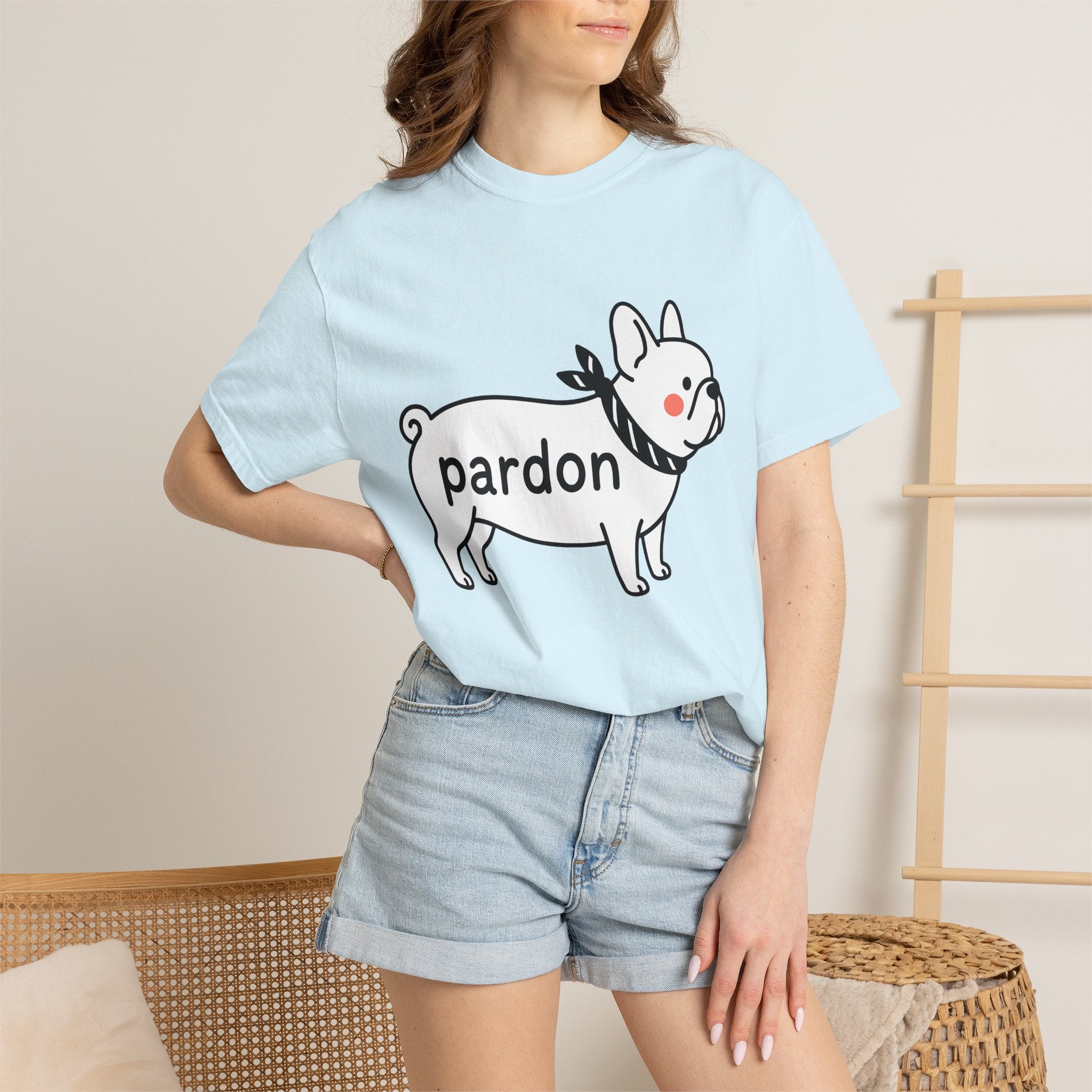 French Bulldog Shirt Dog Pet Supplies Gift Women Cartoon Tee Bouledogue Francais T-Shirt Dog Fan Comic Tshirt Accessories Graphic Doodle