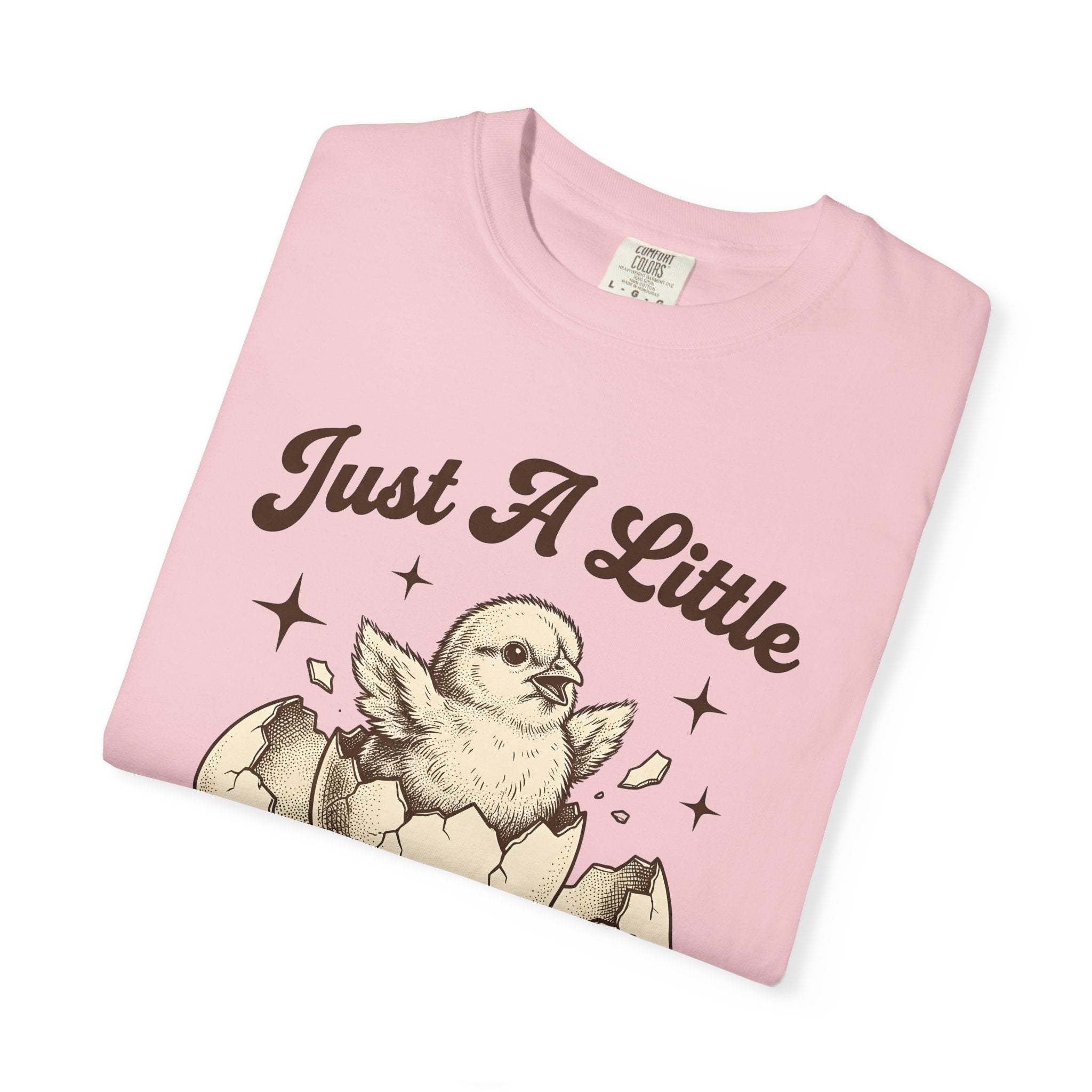 Newborn Chick Shirt Easter Pet Gift Women Retro Tee Chick T-Shirt Easter Fan Baby Chick Tshirt Animal Graphic Sketch Cracked Egg Tshirt