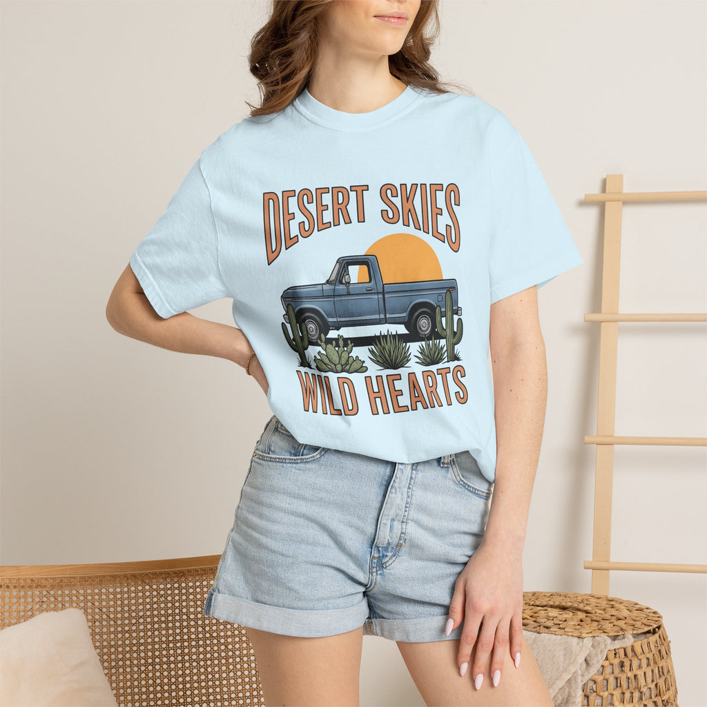 Classic Pickup Shirt Desert Ranch Gift Women Hippie Tee Truck T-Shirt Desert Fan Vintage Tshirt Farm Graphic Throwback Succulent Tshirt