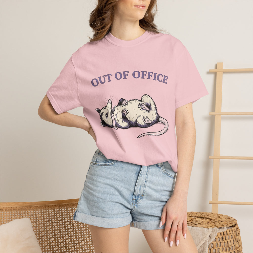 Opossum Graphic Shirt Funny Animal Gift Women Cartoon Tee Possum T-Shirt Humor Fan Illustrated Tshirt Creature Graphic Hand Drawn Humor