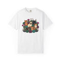 Cats Cluster Shirt Cat Bouquet Gift Women Leafy Tee Kittens T-Shirt Cat Fan Foliage Tshirt Floral Graphic Antique Aloe Tshirt