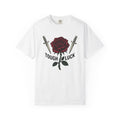 Flower Dagger Shirt Cowgirl Chopper Gift Women Neo Traditional Tee Dagger T-Shirt Cowboy Fan Tattoo Tshirt Biker Graphic Old School Greenery