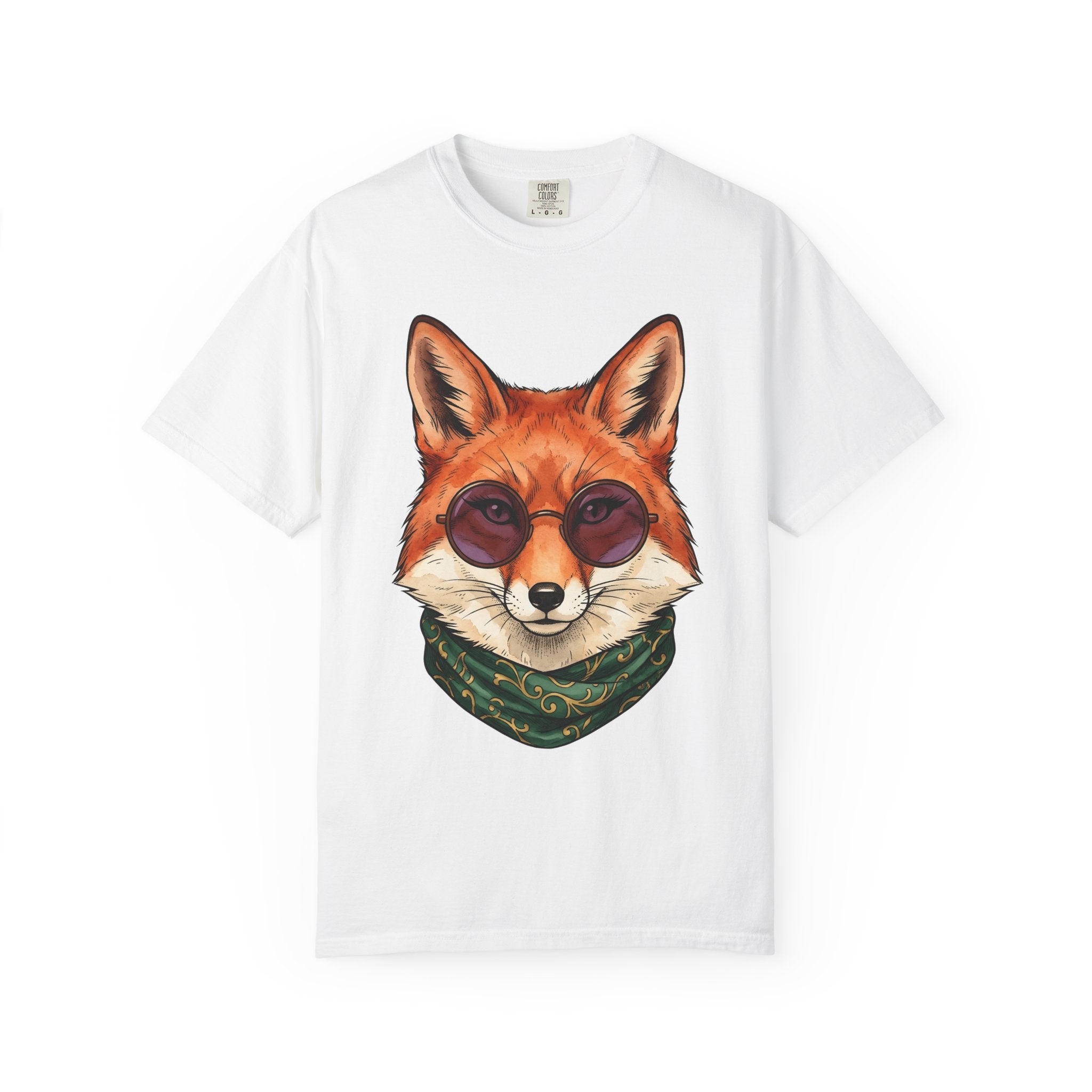 Fox Face Shirt Moms Animal Gift Women Boho Tee Fox T-Shirt Mother Fan Vixen Tshirt Wildlife Graphic Vintage Sunglasses Tshirt