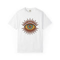 Sun Eye Shirt Boho Occult Gift Women Line Art Tee Sun T-Shirt Bohemian Enthusiast Illustration Graphic Hand Drawn Rays Tshirt