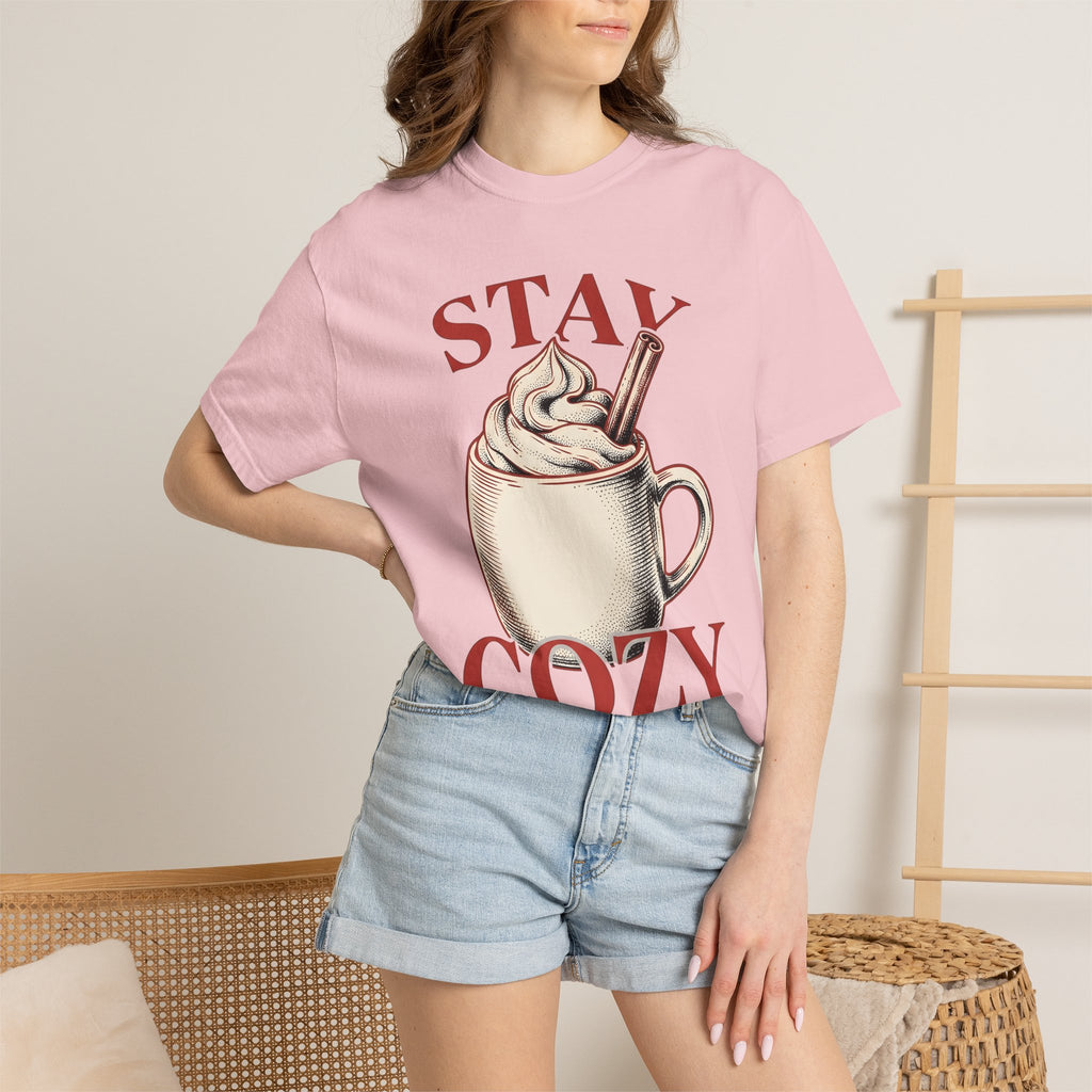 Coffee Mug Shirt Coffee Holiday Gift Women Classic Tee Mug T-Shirt Coffee Fan Vintage Tshirt Christmas Graphic Cartoon Cinnamon Bark Tshirt