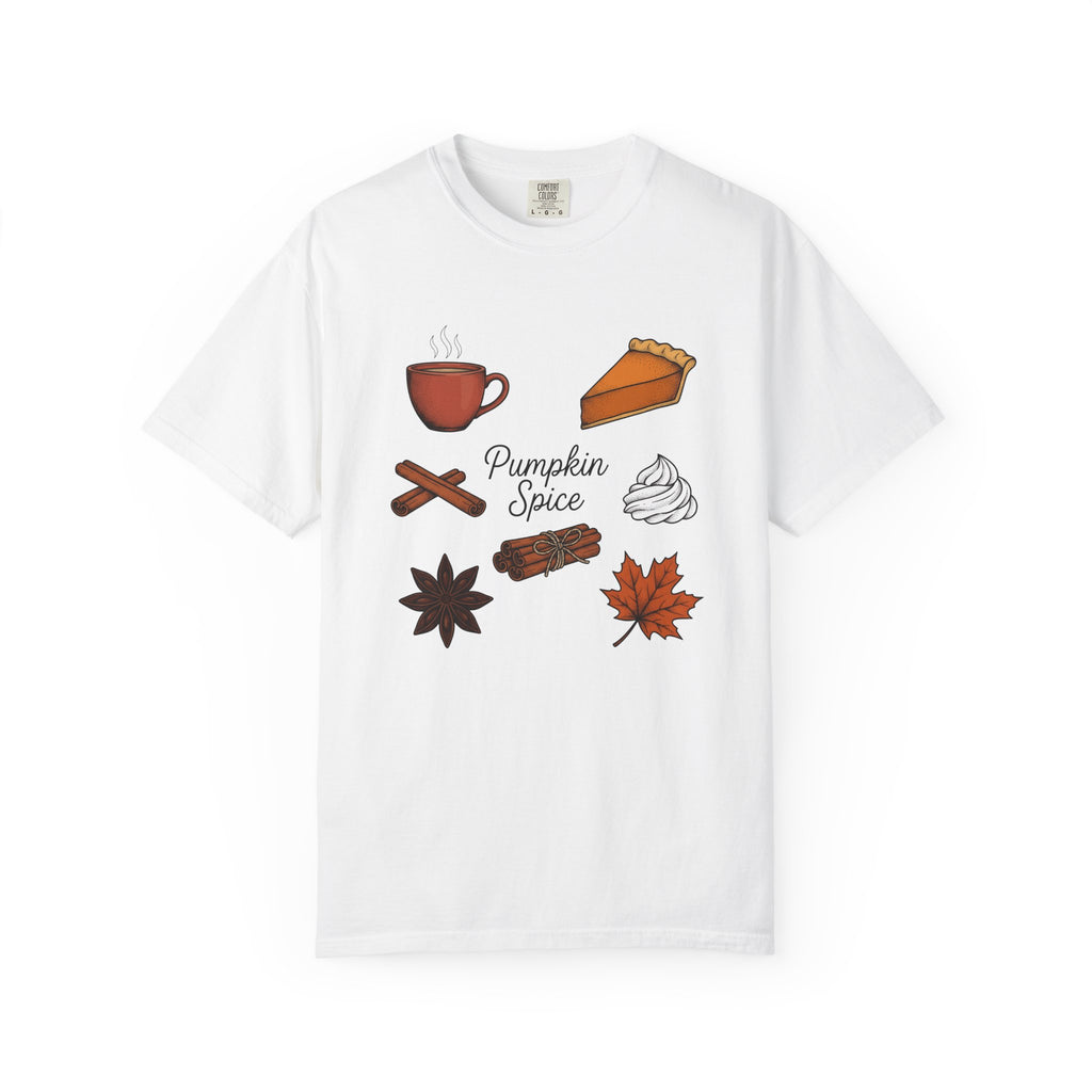 Pumpkin Spice Coffee Shirt Fall Gourmet Gift Women Rustic Tee Pumpkin Spice T-Shirt Autumn Fan Country Tshirt Gourmet Graphic Doodle