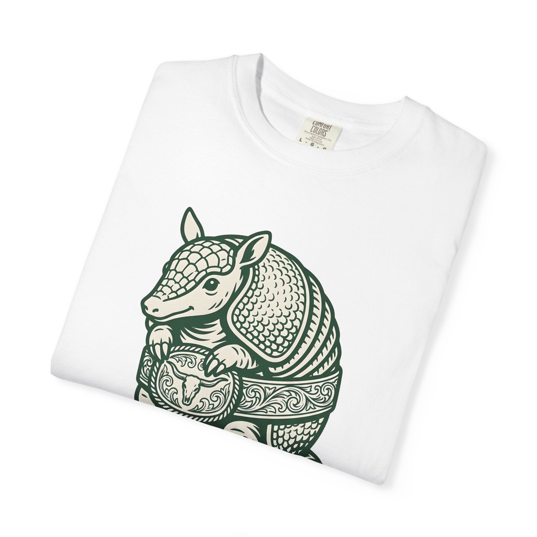 Armadillo Graphic Shirt Funny Animal Gift Women Vintage Tee Armadillo T-Shirt Humor Fan Dillo Graphic Retro Cowboy Belt Tshirt