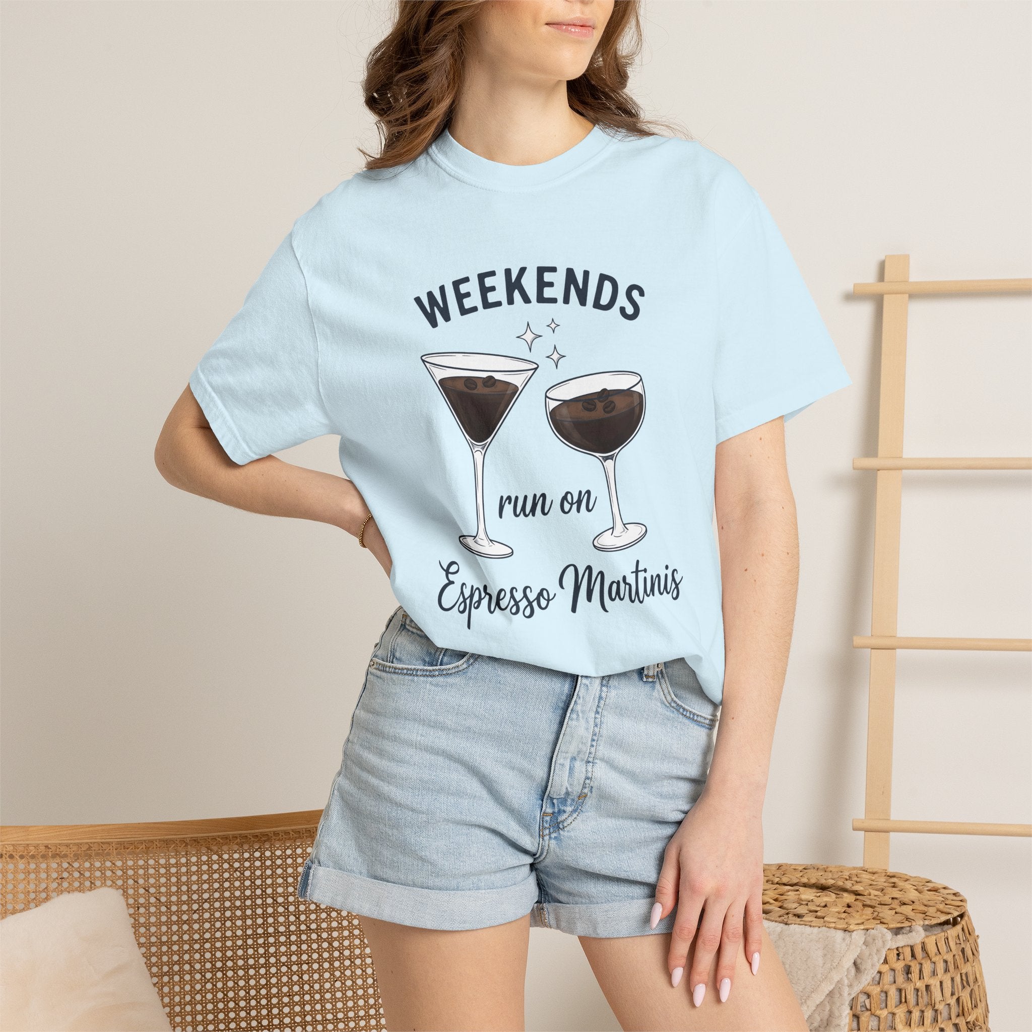 Espresso Martini Shirt Drinks Cocktail Gift Women Hand Drawn Tee Martini T-Shirt Beverage Fan Cocktail Tshirt Mixed Drink Graphic Minimalist