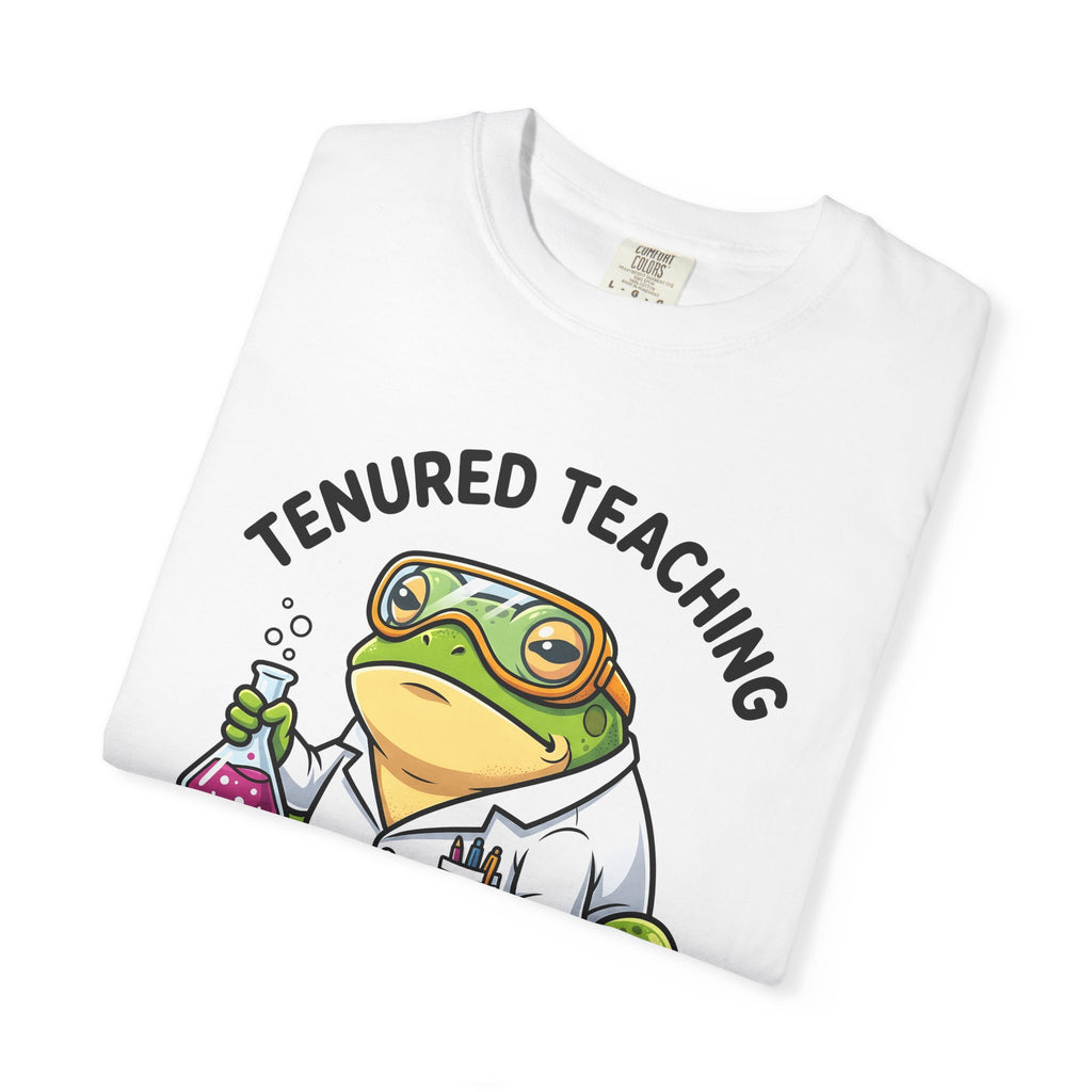 Frog Lab Tech Shirt Teacher Education Gift Women Graphic Tee Laboratory T-Shirt Educator Enthusiast Lab Tshirt Learning Graphic Hand Drawn